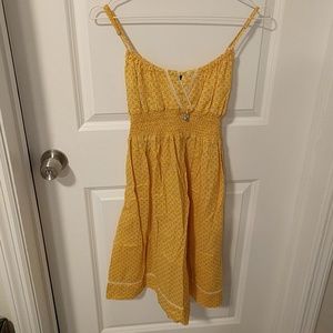 Sunny yellow French style sundress